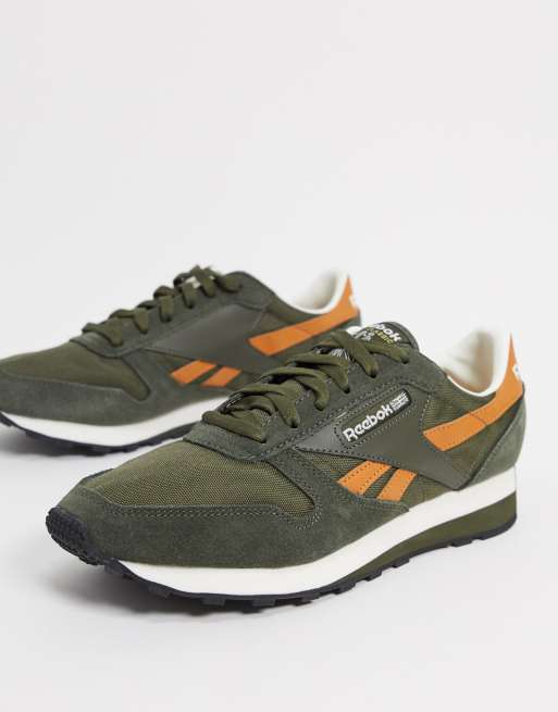 Reebok Aztec 79 trainers in khaki