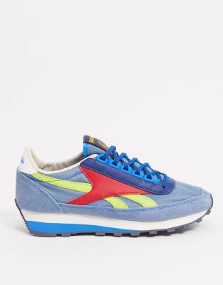 reebok blue running shoes