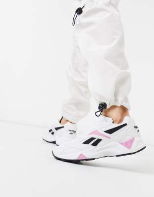 reebok white pink