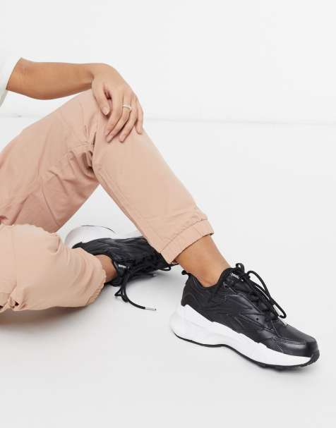 Reebok – Aztrek Double Mix – Sneaker in Schwarz und Weiß
