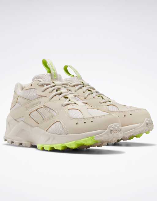 Reebok aztrek double sneakers sales in chalk and yellow