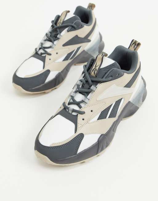 Reebok aztrek double trainers in sales grey