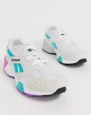 teal reeboks