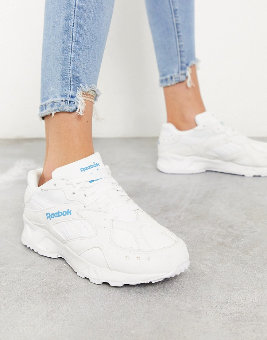 Reebok - Aztrek - Sneakers bianche e blu-Bianco
