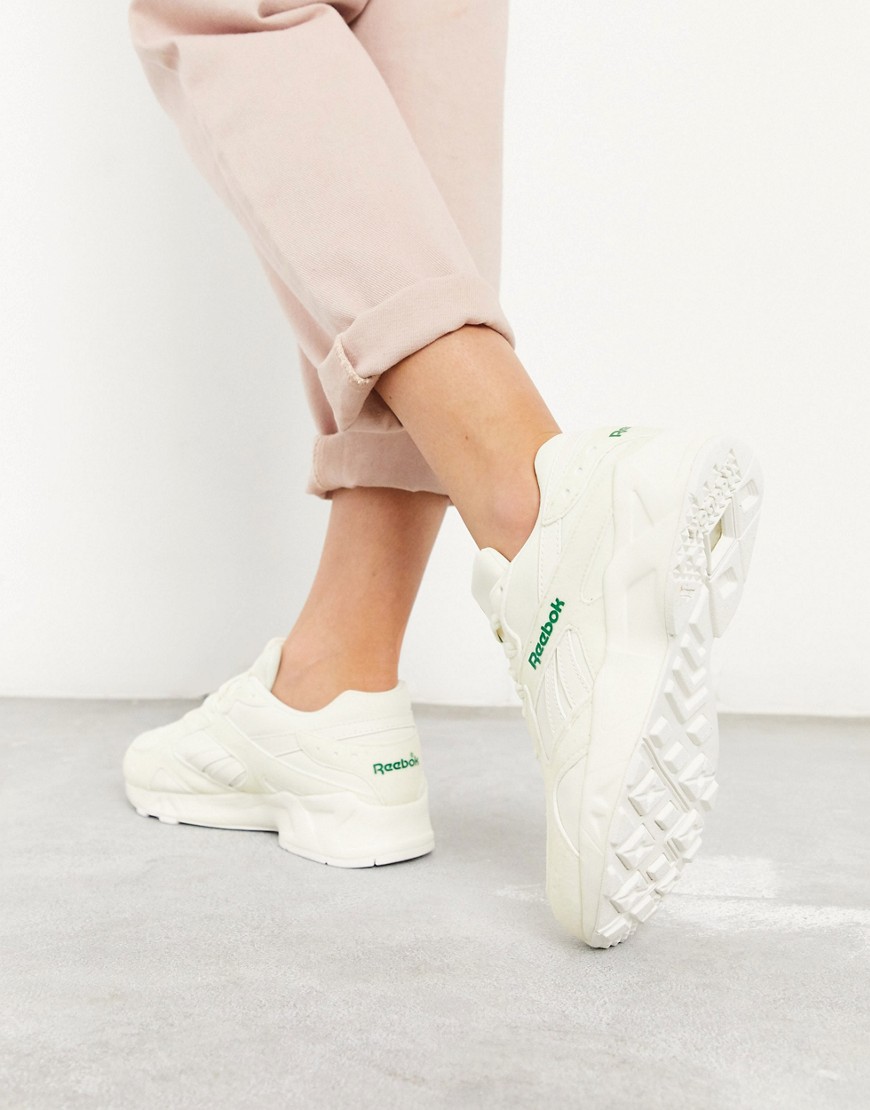 Reebok - Aztrek - Sneakers bianche e verdi-Bianco