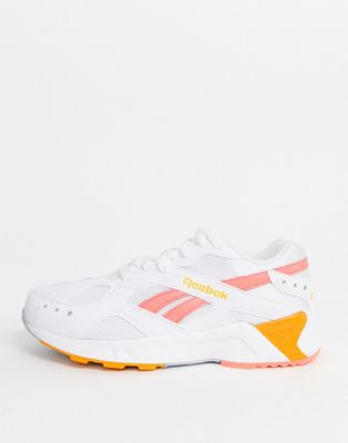 Reebok - Aztrek - Sneakers da uomo bianche e oro rosa | ASOS