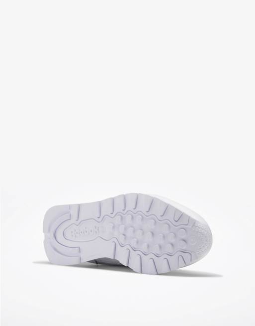 reebok baskets classiques en cuir iris谷 blanc