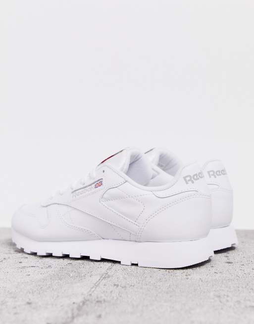 reebok blanche cuir