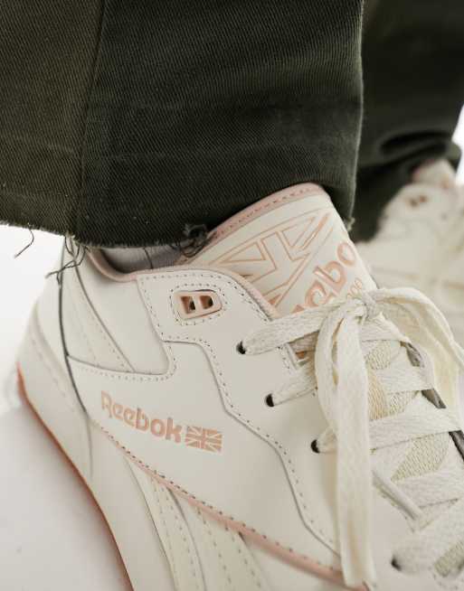 Reebok BB 4000 chalk and pink gum sole | ASOS