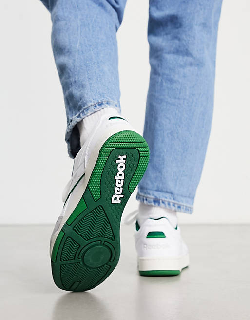 boom vuist de ober Reebok BB 4000 II sneakers in chalk with green detail | ASOS