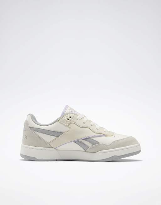 Reebok BB 4000 II trainers in white and grey | ASOS