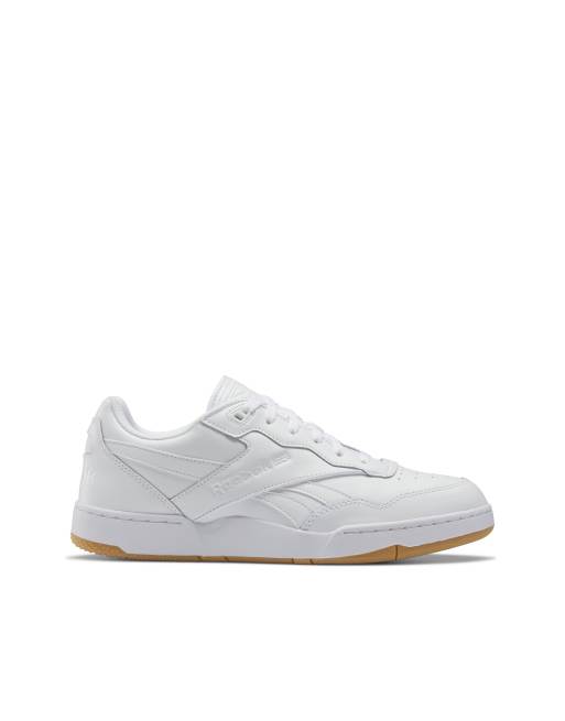 Reebok BB 4000 II unisex sneakers in triple white with gum sole, 2 of 4