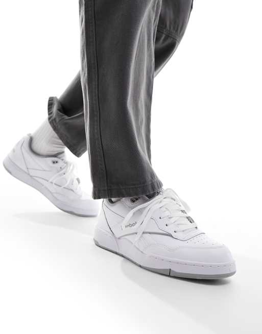 Reebok BB 4000 II unisex sneakers in white with gray detail | ASOS