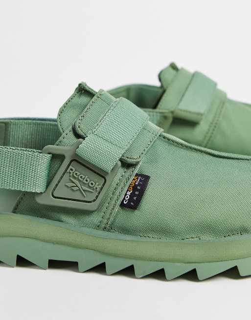 Reebok Beatnik sandals in khaki green ASOS