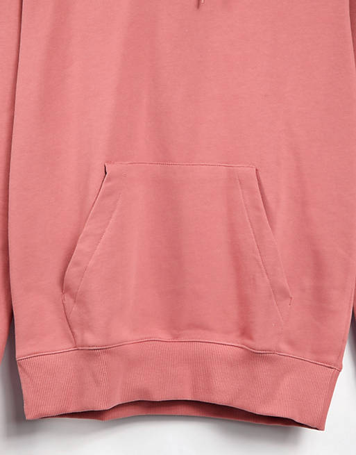  Reebok boyfriend fit logo hoodie in pink exclusive to  