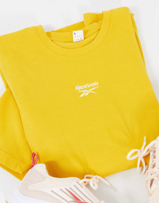 yellow reebok shirt