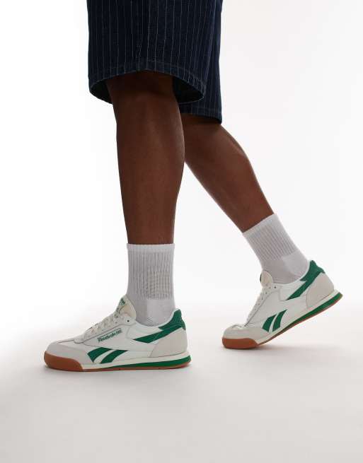 Reebok – Campio – Sneaker in Wollweiß und Grün, 5 von 5