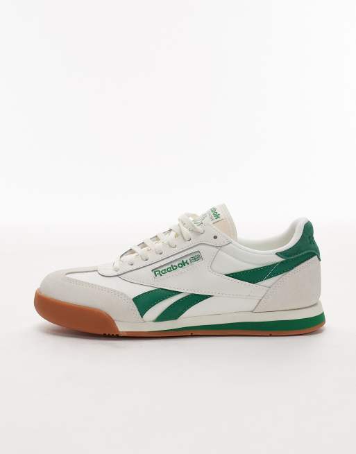 Reebok - Campio sneakers in gebroken wit en groen, 2 van 5