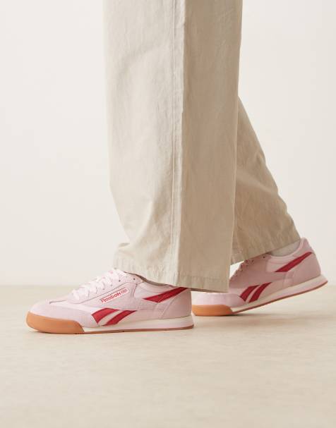 Reebok Campio XT sneakers in pink with gumsoles - view 1