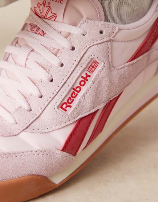 Reebok Campio XT sneakers in pink with gumsoles | ASOS