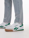 [Reebok] Reebok Campio XT sneakers in white and green 3 White