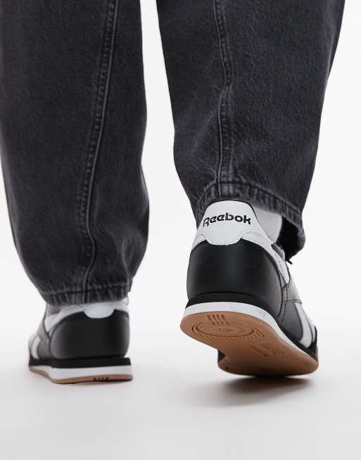Reebok – Campio XT – Vita och svarta sneakers med gummisula, 3 av 4