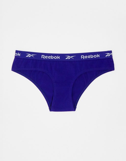 Blue Reebok Carina Womens 3 Pack Thongs - Get The Label