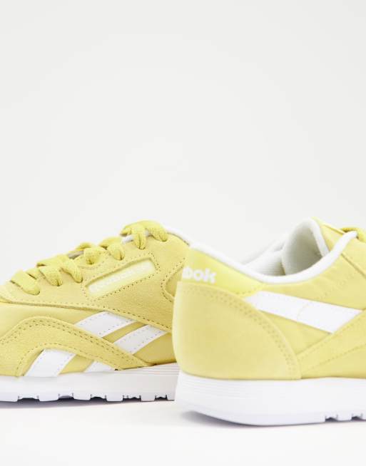 Reebok classic deals nylon yellow