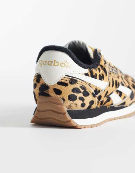 Reebok – Classic AZ – Damen-Sneaker mit Leopardenmuster, 4 von 5
