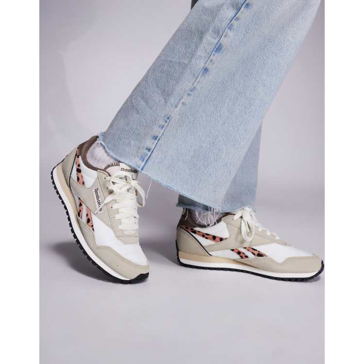 Reebok Classic AZ sneaker in beige and leopard print | ASOS
