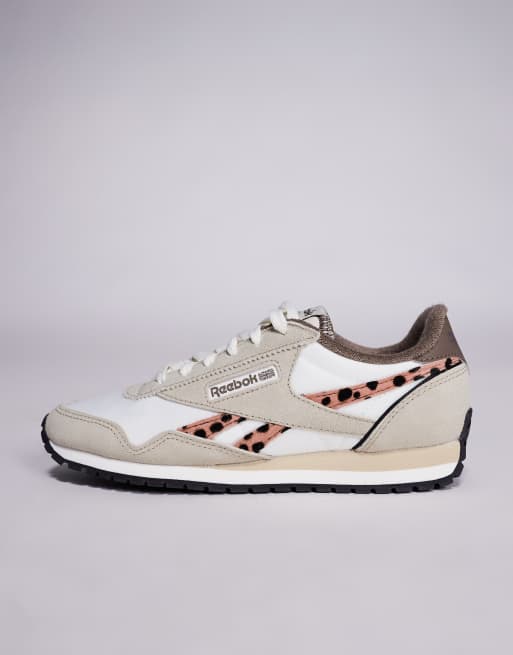 Reebok Classic AZ sneaker in beige and leopard print , 2 of 5