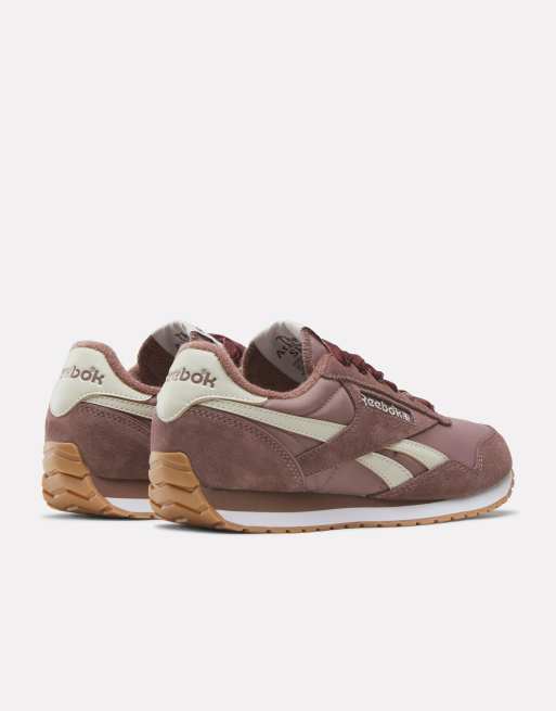 Reebok Classic AZ sneakers i brunt med rosettsnörning, 4 av 5