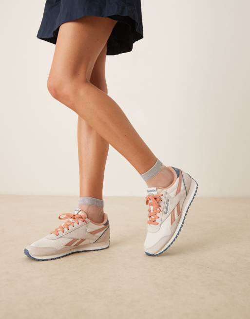 Reebok Classic AZ sneakers in white and pink | ASOS