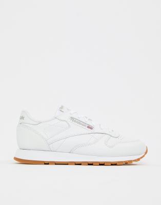 reebok blanche cuir