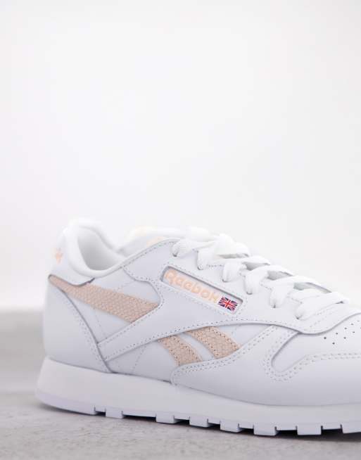 Reebok classic blanche et on sale beige