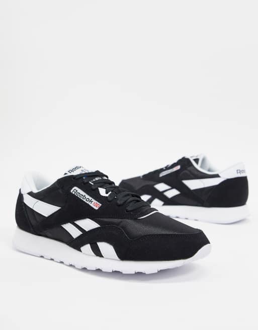 Reebok classic best sale nylon noir