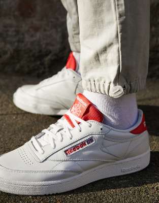 reebok club c 85 rosso