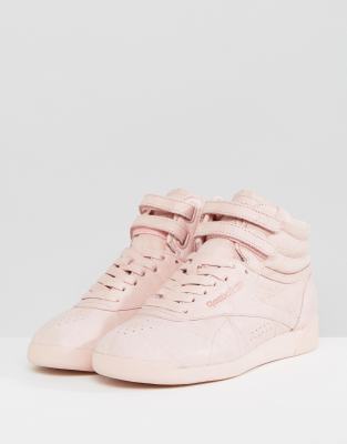 pink reebok classics high tops