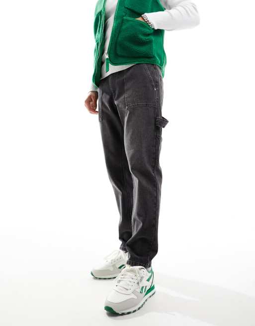 Reebok Classic Leather 1983 Vintage sneakers in white with green detail ASOS