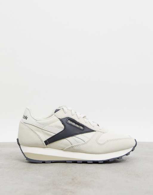 Reebok Classic Leather Az Sneakers In Beige Asos