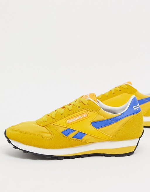 Reebok Classic Leather AZ trainers in gold