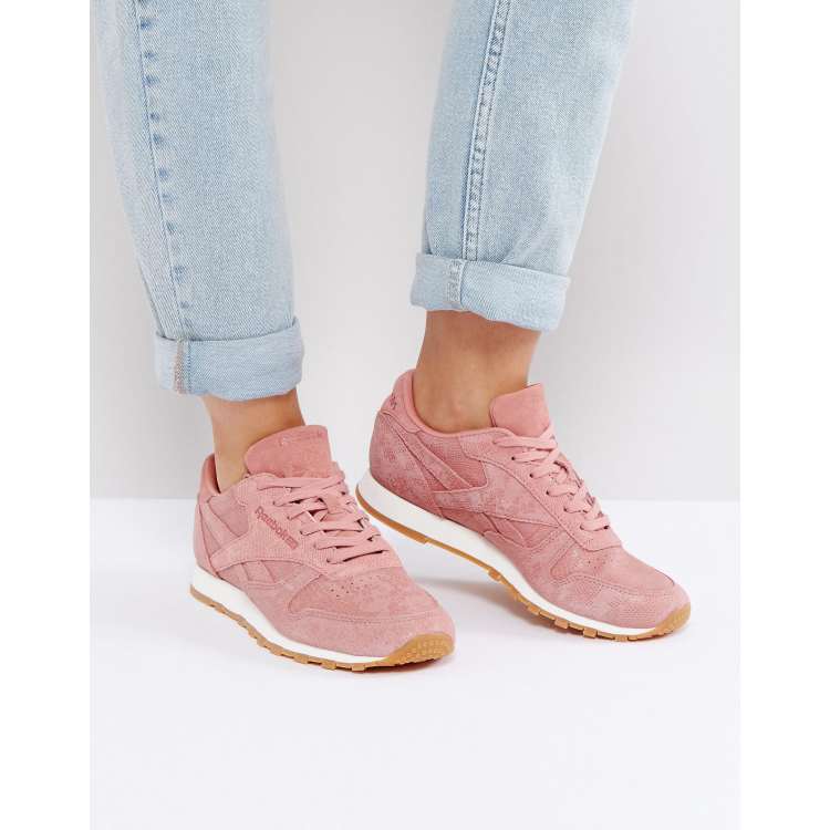 Reebok Classic Leather Pink - Laces Mx – LACES STORE