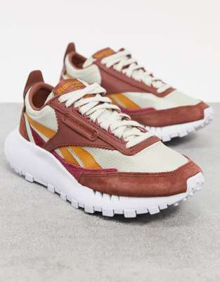 Reebok best sale trainers brown