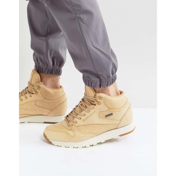 Tan reebok sale classics