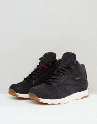 Reebok Classic Leather Mid GTX Trainers In Black BS7883 | ASOS