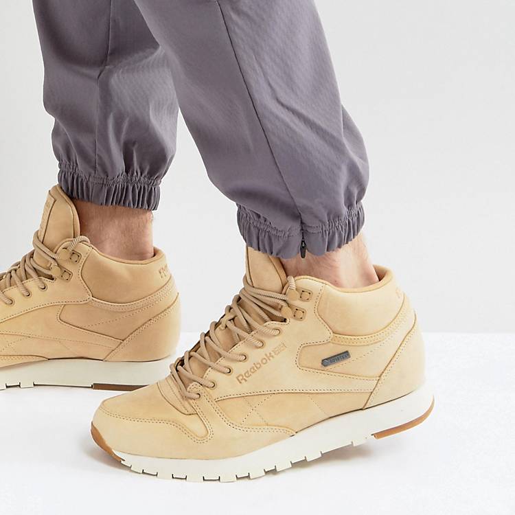 Classic Leather Mid GTX Trainers Tan BS7882 |