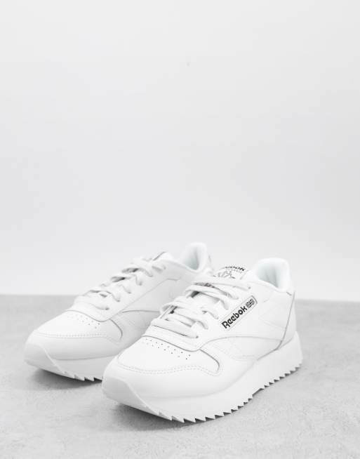 Reebok Classic Leather sneakers in triple white