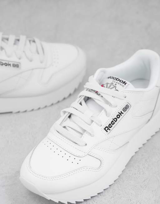 Reebok cl store leather ripple