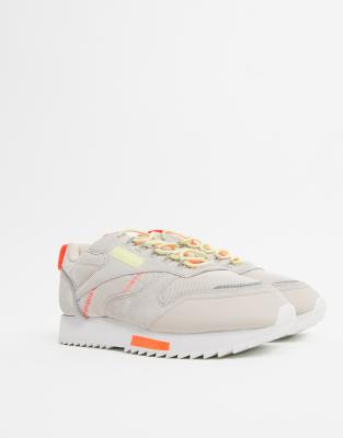 reebok classic leather ripple yellow