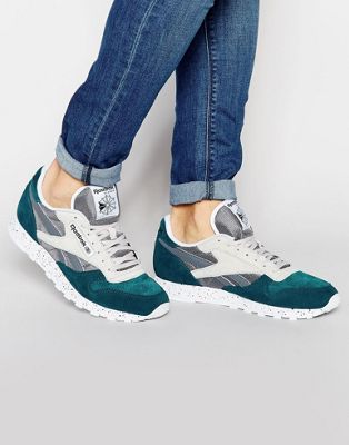 reebok classic leather sm trainers